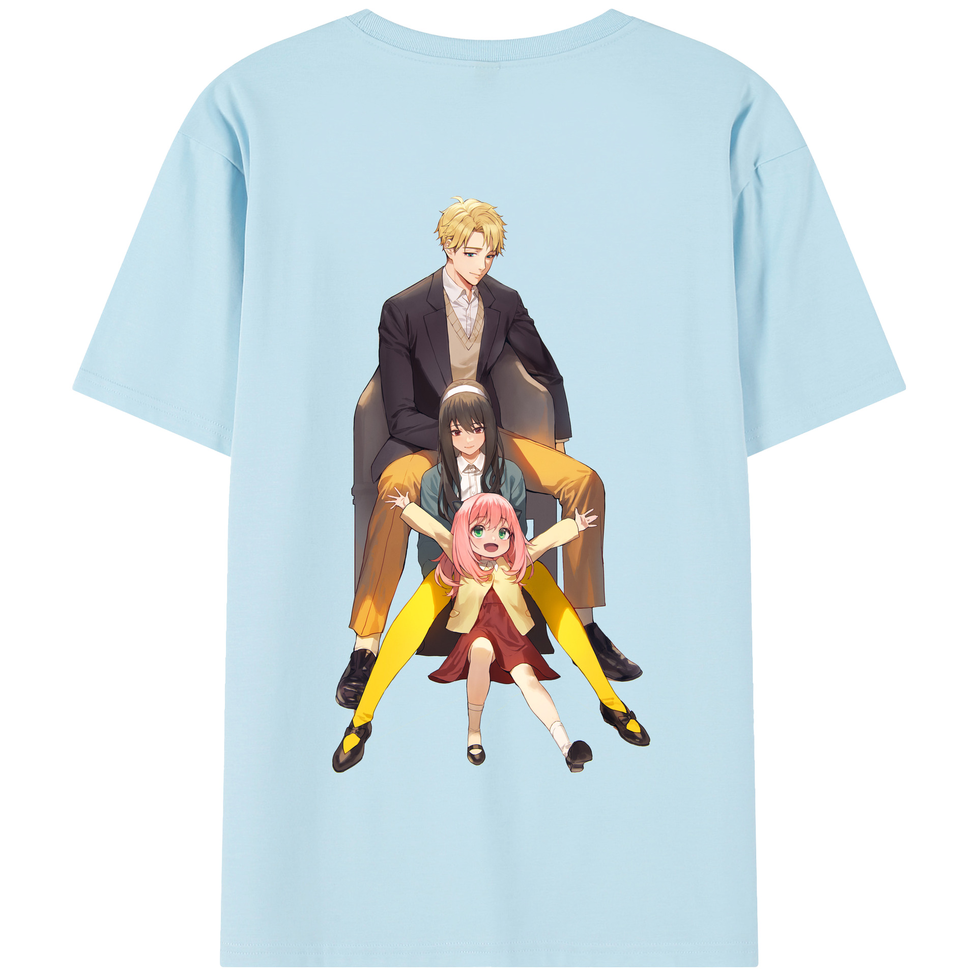 SPY×FAMILY间谍家家酒 綿100％半袖Tシャツ（背面プリント）